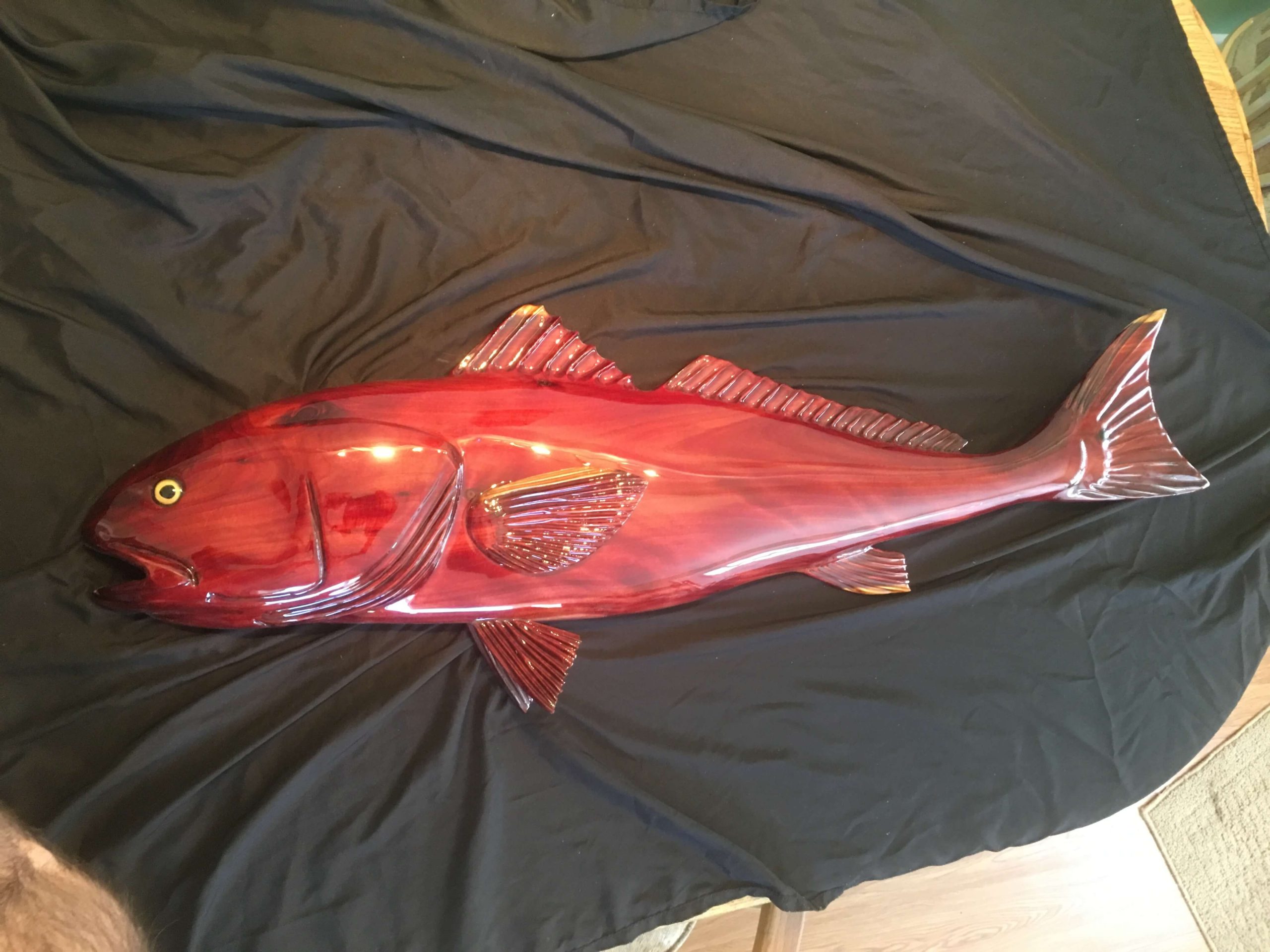Award Winning Red Drum Fish Sculpture