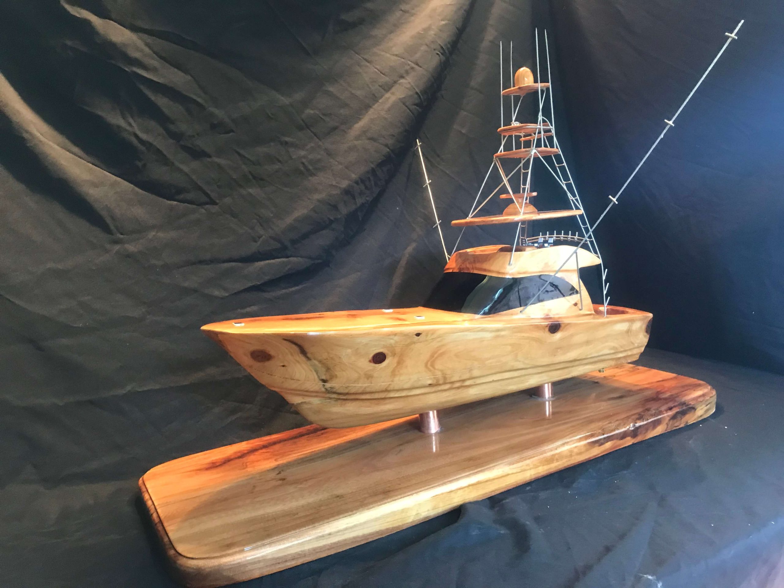 Fishing Yacht/Boat Wood Model/Replica