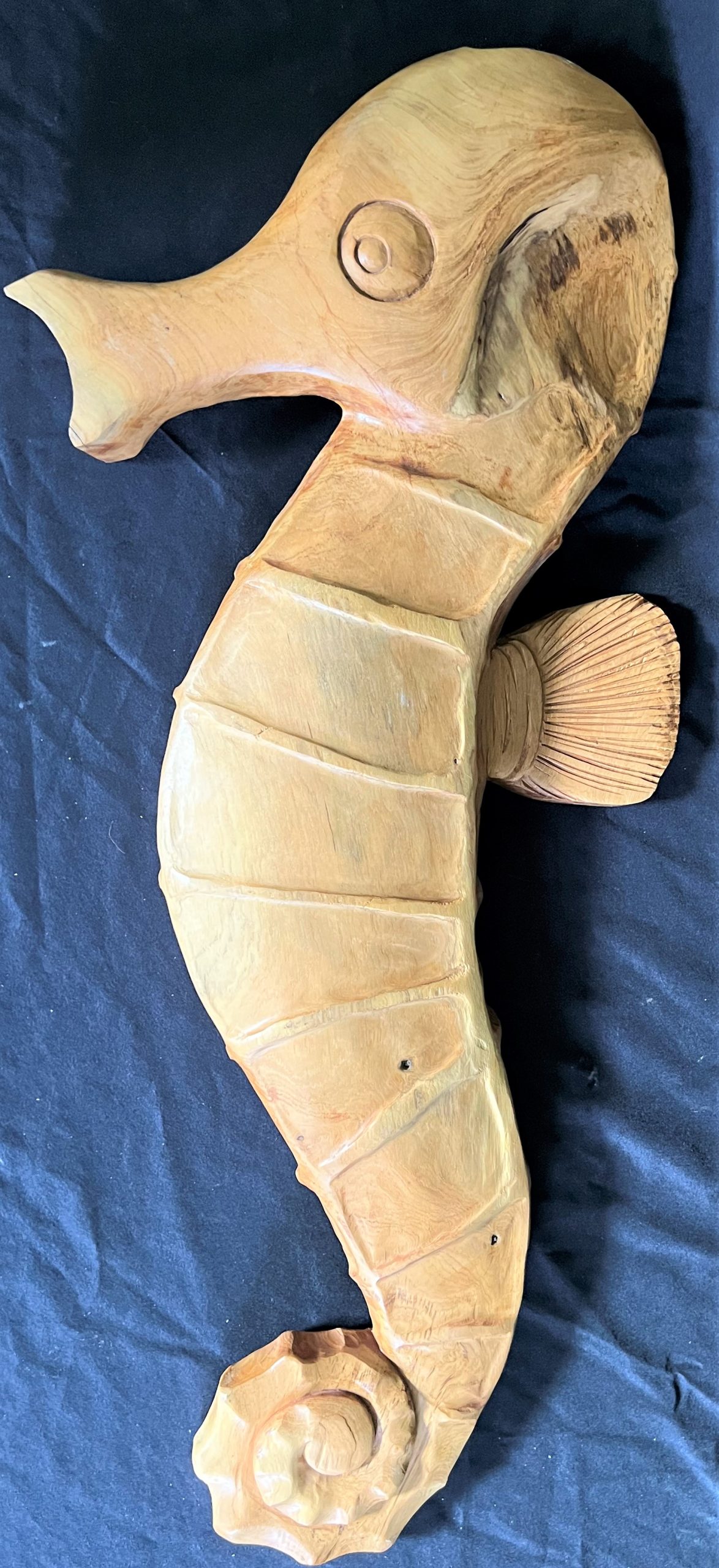 Teak Wood Sea Horse Wall Sculpture (Copy)